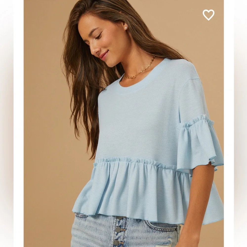 New with tags altard state Ilana thermal top